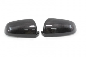Audi A4 Mirror Caps - Carbon Fiber - '06-'08